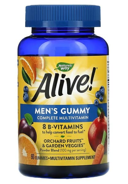 Alive Men's Multivitamin gummies
